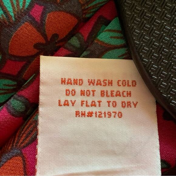 Sheer Chiffon Velvet Waist  Large Kimono Dress  Royal Blue Burnt Orange - Picture 9 of 12